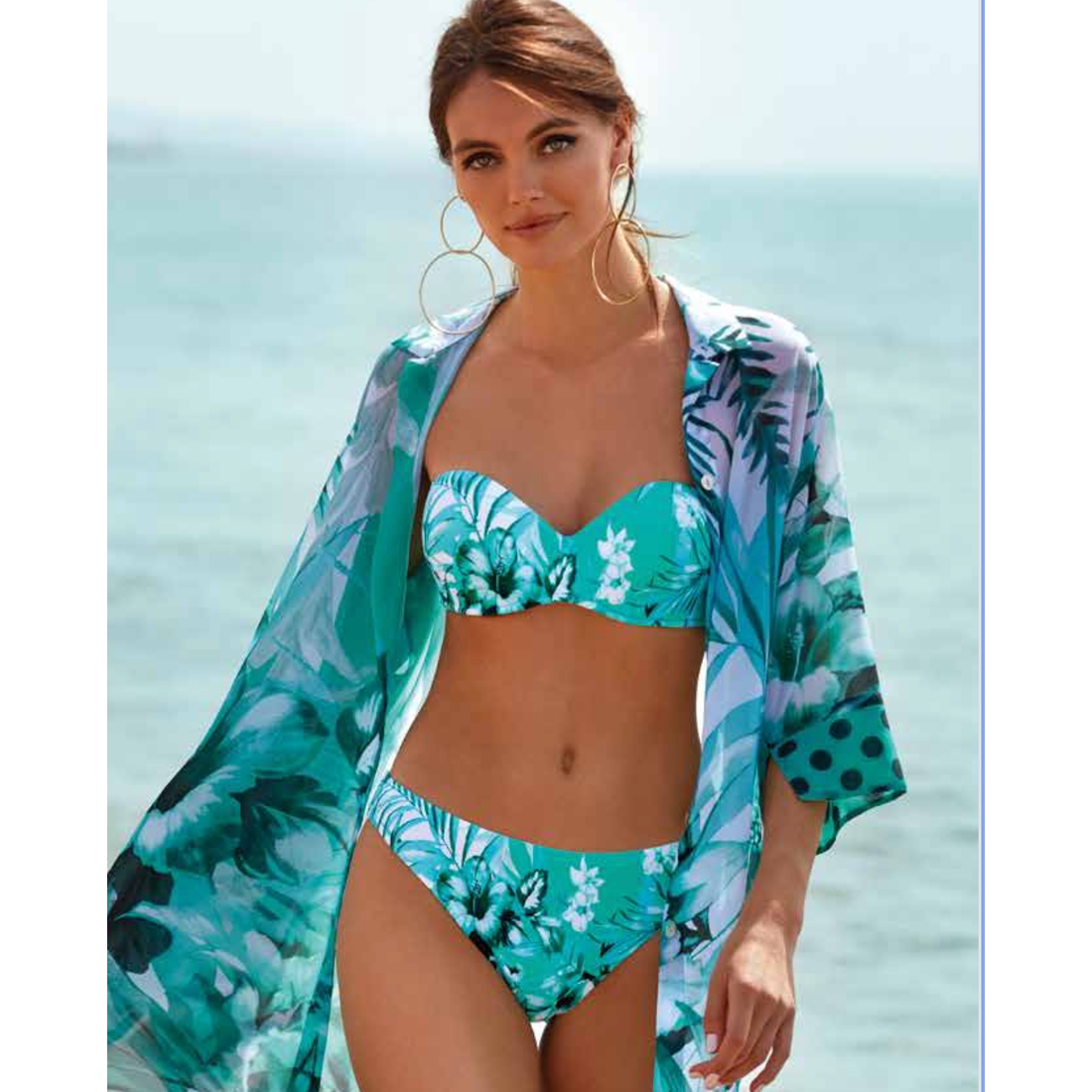 chemise de plage imprimé