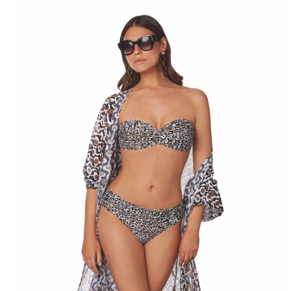 Maillot bandeau 2 pièces élégant