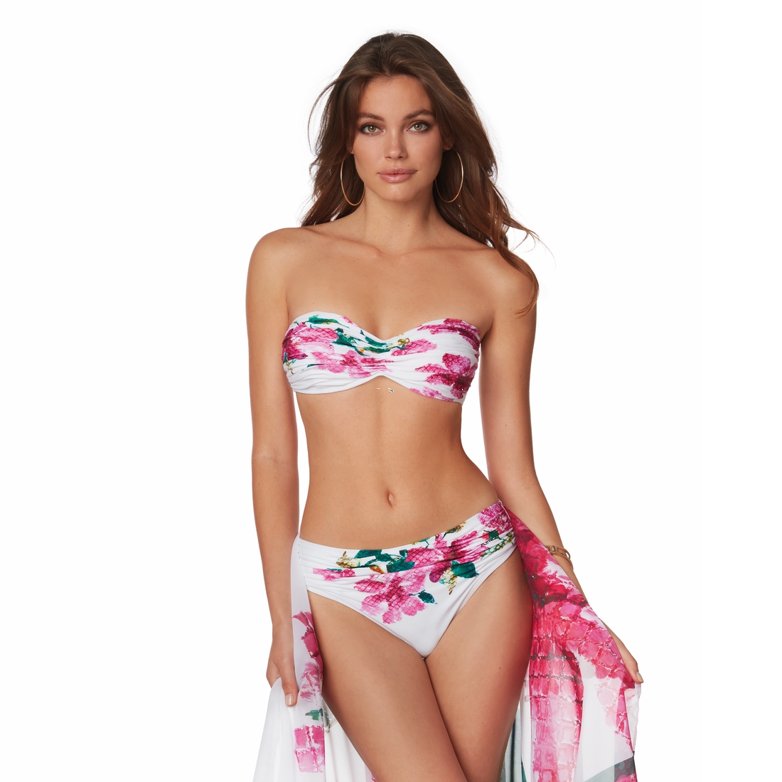Maillot deux pièces bandeau avec armatures