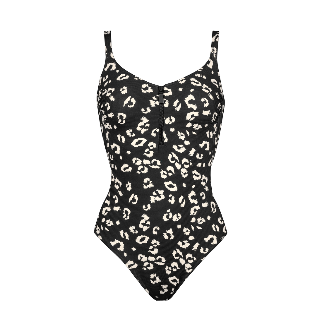 Maillot de bain une pièce zip avec mousses