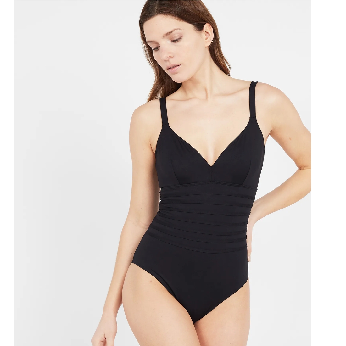 maillot 1 pièce avec armatures sport noir