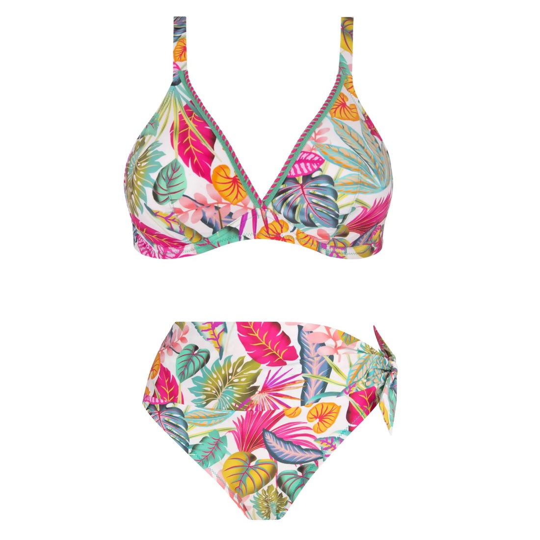 Maillot de bain bon maintien avec armatures fleuri