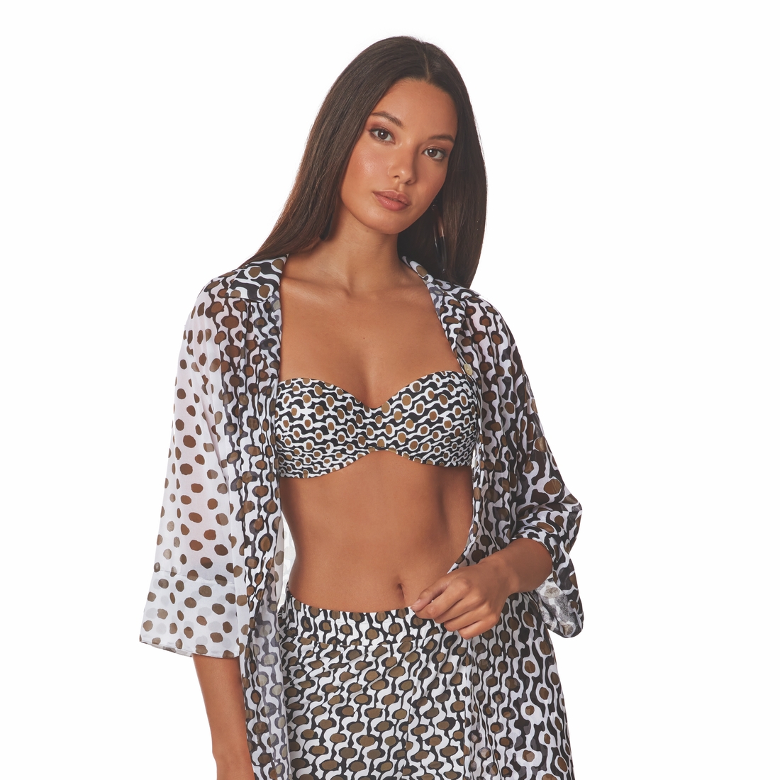 maillot bandeau avec coques