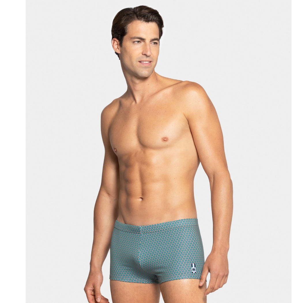 Maillot boxer hommes imprimé kaki