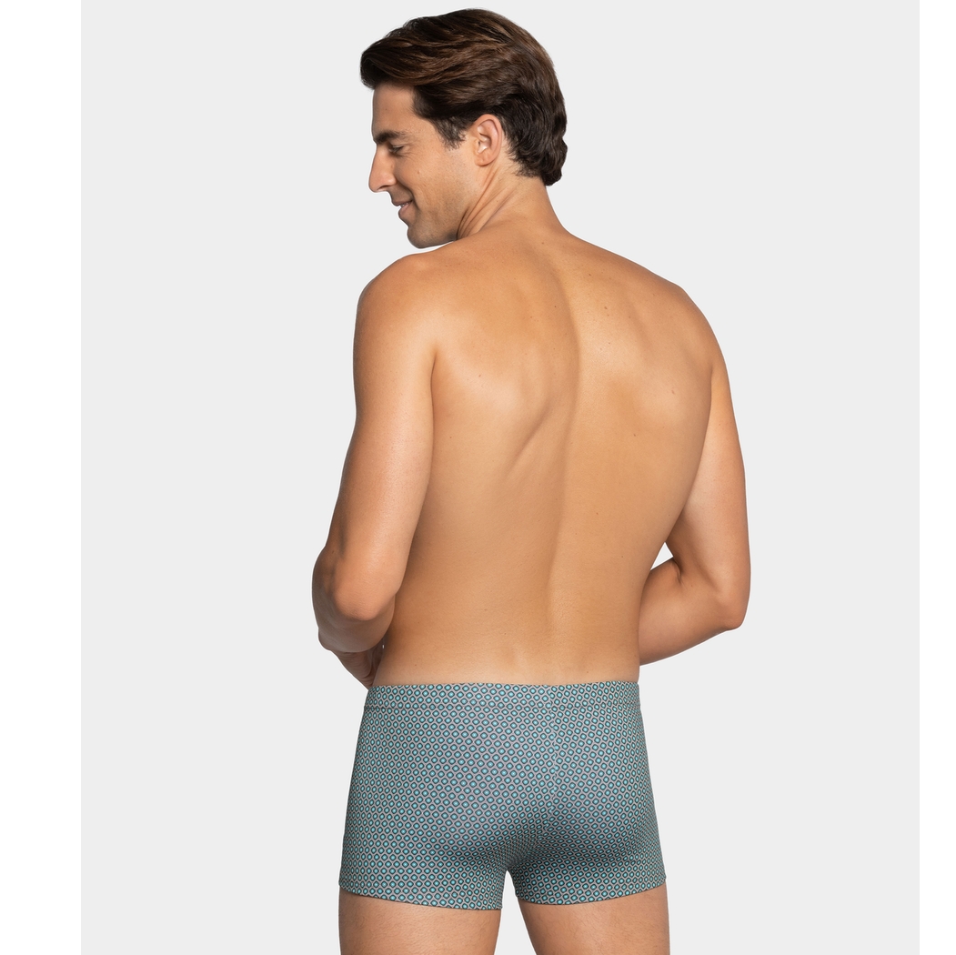 maillot boxer hommes imprime kaki caribe