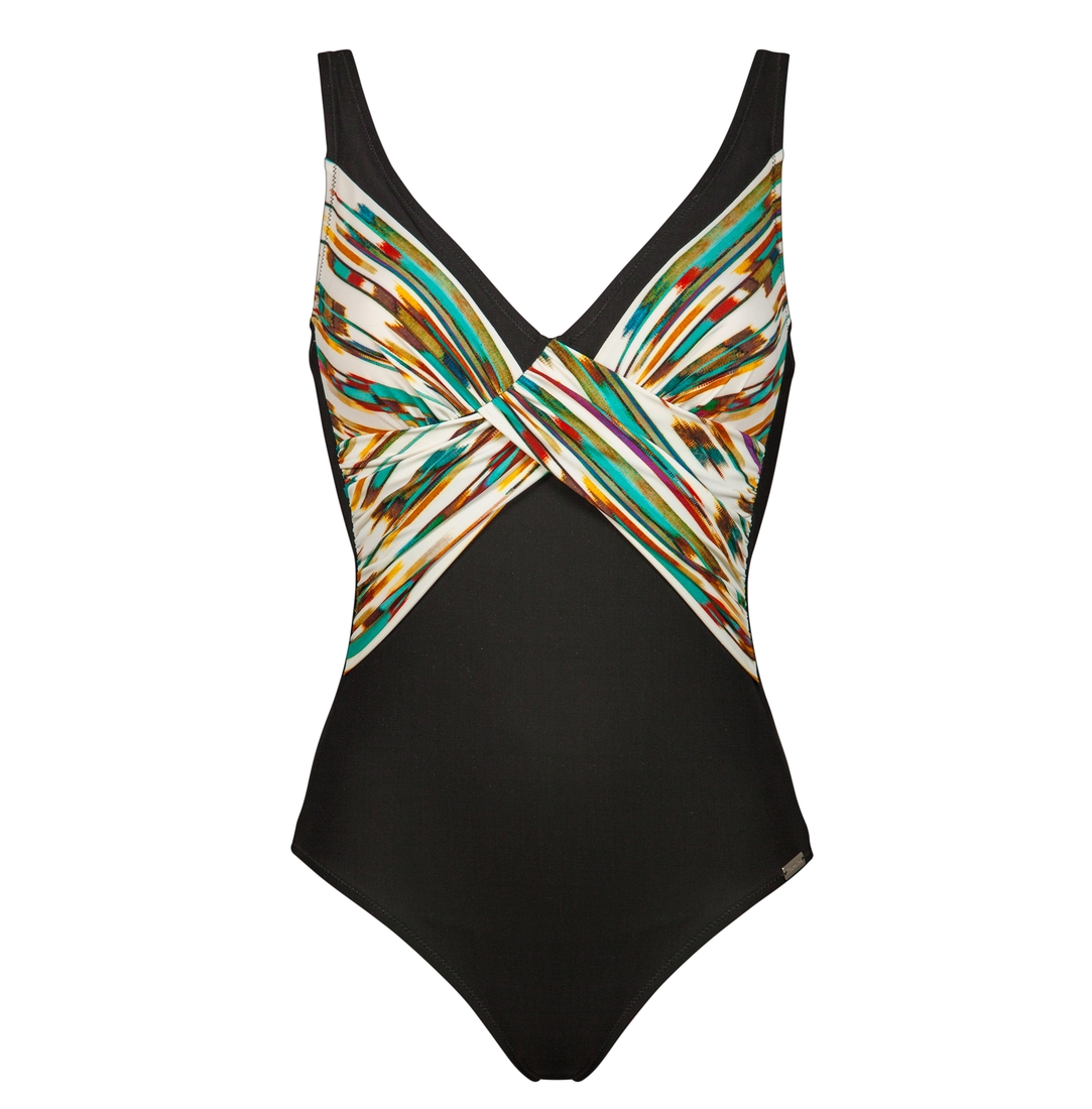Maillot de bain une pièce avec mousses drapé