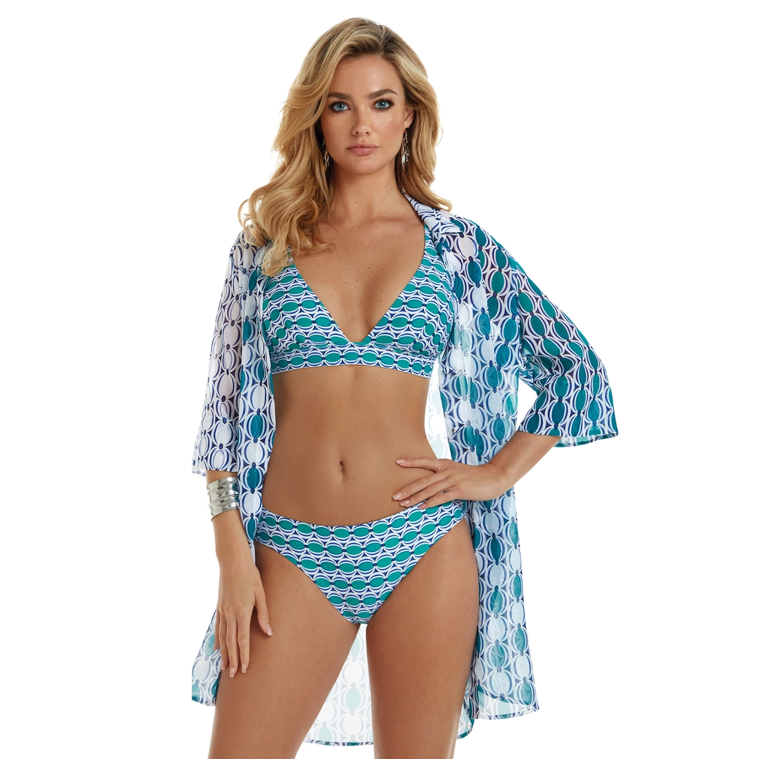 chemise fluide de plage arco vert