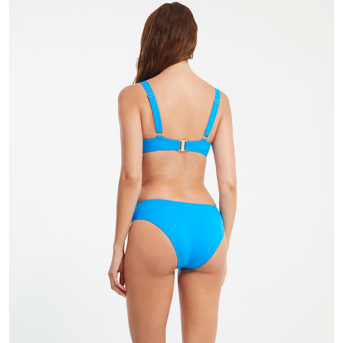 maillot de bain deux pièces coques bleu stella dos